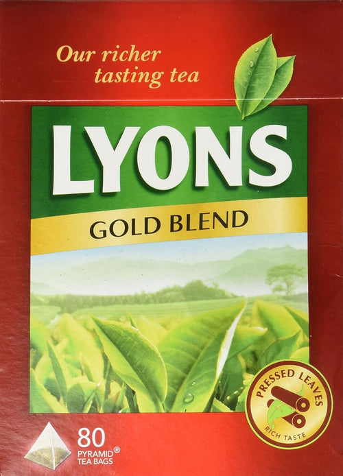 Lyons Gold Blend Tea, 80 Tea Bags (Pack of 3)