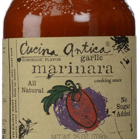 Cucina Antica Garlic Marinara Sauce, 25 oz
