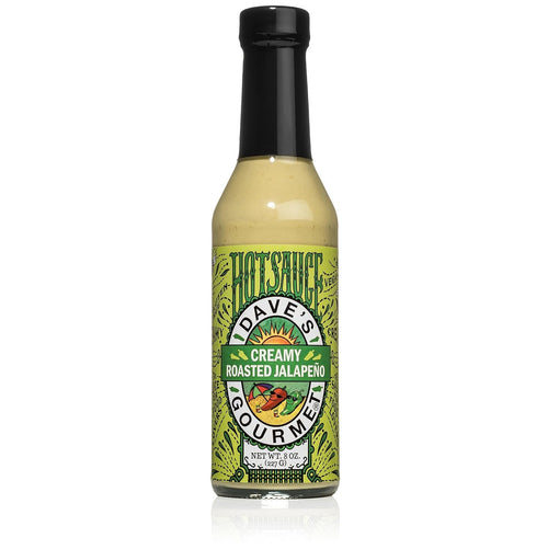 Dave's Gourmet Creamy Roasted Jalapeno Hot Sauce, 8 oz (Pack of 3)