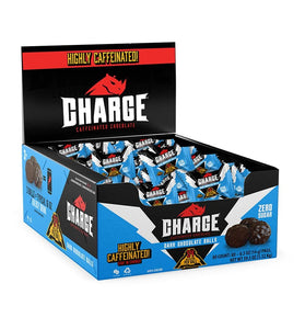 Charge Chocolate DARK CHOCOLATE 80 Count - 54mg Caffeine, Zero Sugar, Vegan, Gluten-Free - by Charge Caffeinated Chocolates