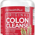 Health Plus Colon Cleanse Digestive Support | All Natural Daily Fiber for Toxin Elimination To Reduce Bloating | Supports Heart Health | 48 Ounces, 194 Servings