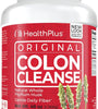 Health Plus Colon Cleanse Digestive Support | All Natural Daily Fiber for Toxin Elimination To Reduce Bloating | Supports Heart Health | 48 Ounces, 194 Servings