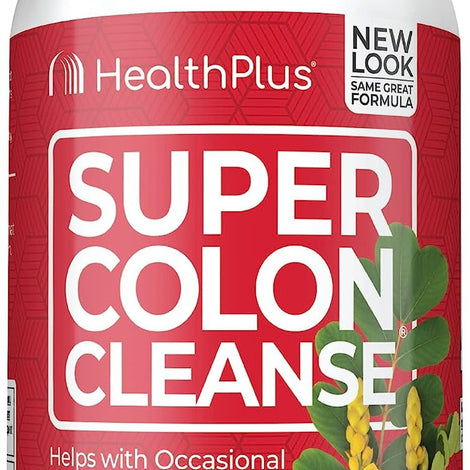 Health Plus Super Colon Cleanse: 10-Day Cleanse, 240 Capsules, 6 Cleanses