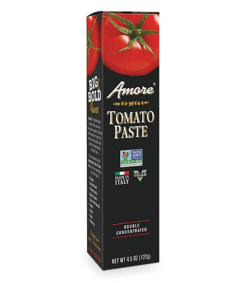 Amore Double-Concentrated Tomato Paste Tube, 4.5 oz (Pack of 2)