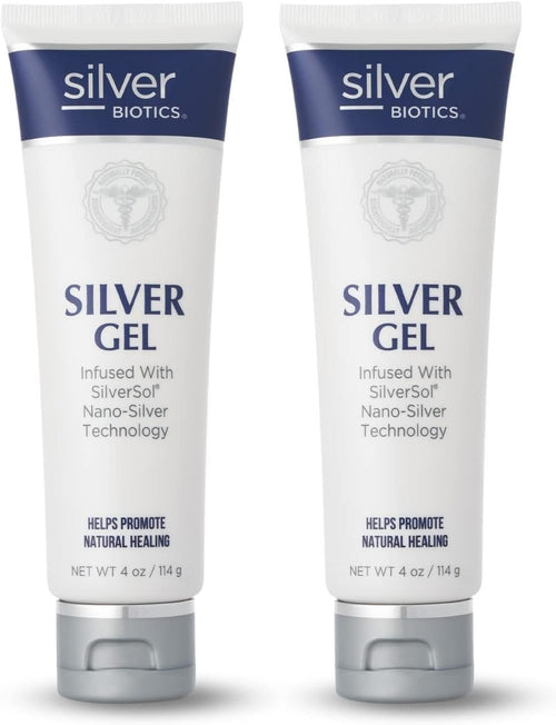 Silver Biotics First Aid Gel, 20 ppm, 4 oz (Pack of 2)