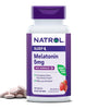 Natrol Melatonin 5mg, Strawberry-Flavored Dietary Supplement for Restful Sleep, 90 Fast-Dissolve Tablets, 90 Day Supply