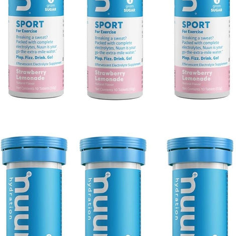 Nuun Hydration Nuun Active - Strawberry Lemonade 10 Tablets per pack(6 pack)