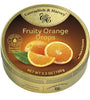 Cavendish & Harvey | Fruity Orange Hard Candy Drops | 5.3 Ounce Tin