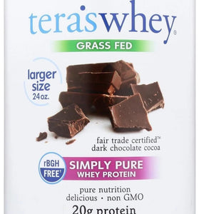 Simply tera's Pure whey Protein Powder, Family Size Dark Chocolate Flavor