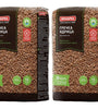 Yarmarka Farm Rosted Buckwheat Groats 700g/1.54lb Non GMO, Rich in Iron, Rich in Fibers and Minerals,, Kosher, Diet Friendly (Pack of 2)