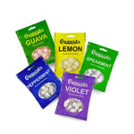 Choward's 3oz Violet Candy Bags 3 Pack | 49 Pieces Individually Wrapped Candy Mints | Nostalgic Violet Candy Bags | Perfect for Snacks in Lunchboxes, Pockets, Goodie Bags, and Birthday Parties
