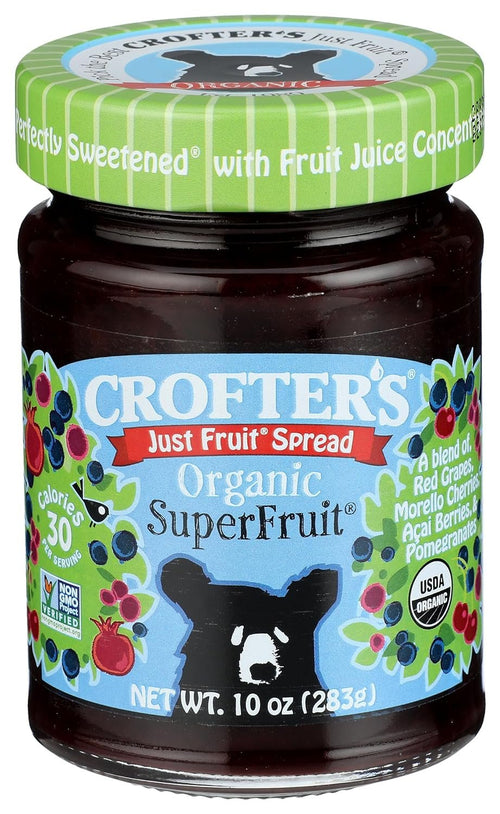 Crofter's Organic Superfruit Just Fruit Spread, 10 oz
