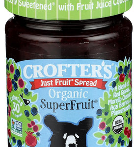 CROFTERS Organic Superfruit Spread, 10 OZ