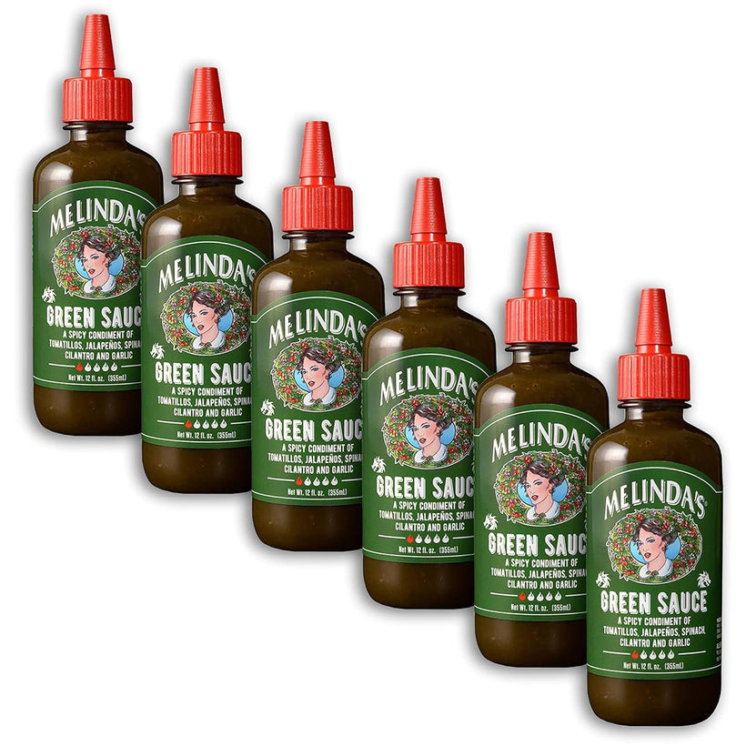 Melinda’s Green Sauce, 12 fl oz (355 ml) (Pack of 6)