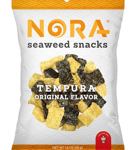 Nora Seaweed Snacks Tempura Original Seaweed Snack, 1.6 Oz