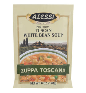 Alessi - Tuscan - White Bean Soup - Case of 6 - 6 oz.