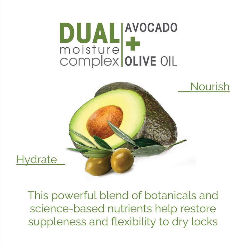 2chic Ultra-Moist Shampoo - Avocado & Olive Oil, Creamy Hydration Formula