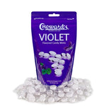 Choward's Violet Mints Candy in Resealable Bag - 4 oz - 64 Individually Wrapped Candy Mints