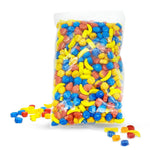 Rascals Assorted Fresh Fruit Shaped Candy - 1.5 lbs Bulk Candy for Snacking - Unwrapped Fruit Candy in Banana, Orange, Strawberry, and Berry Shapes - Candy Refills and Sweet Delight!
