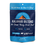 Garlic Kalahari Biltong, Air-Dried Thinly Sliced Beef, 2oz (Pack of 1), Sugar Free, Gluten Free, Keto & Paleo, High Protein Snack