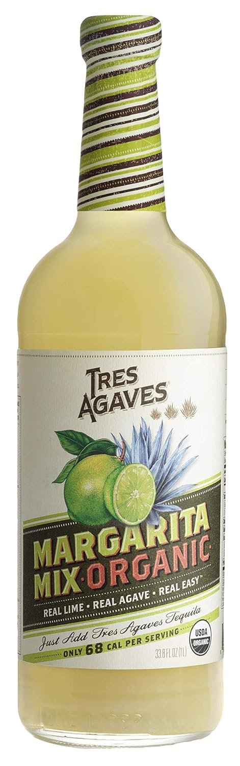 Tres Agaves Organic Margarita Mix, 1 L (Pack of 2)