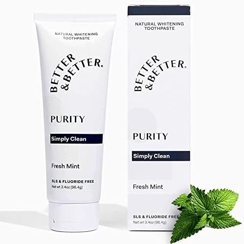 Better & Better Purity Toothpaste, Fluoride-Free, 1 Count