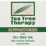 Tea Tree Therapy - Suppository with Tea Tree Oil For Vaginal Hygiene (2-Pack of 6)