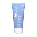 Thinksport SPF 50+ Mineral Sunscreen – Safe, Natural Sunblock for Sports & Active Use - Water Resistant Sun Cream –UVA/UVB Sun Protection – Vegan, Reef Friendly Sun Lotion, 6oz