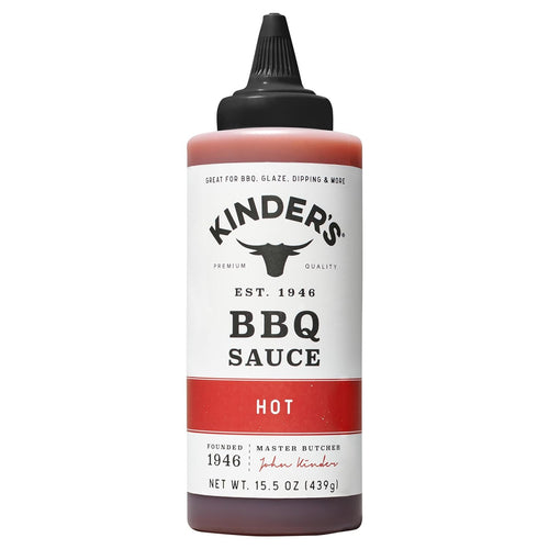Kinder's Hot Barbeque Sauce, 15.5 oz