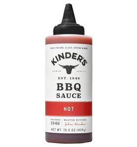 Kinder's, Hot Barbeque Sauce, 15.5 Ounce