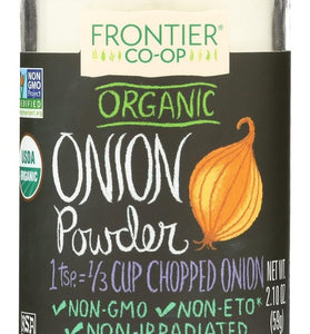 Frontier Herb Organic White Onion Powder, 2.1 oz
