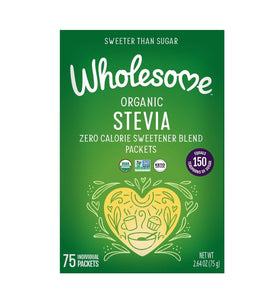 Wholesome! - Organic Stevia - 75 Packet(s)