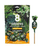 8Greens Daily Lollipops, Natural Tropical Citrus flavor with Real Super Greens, Greens Powder, Gluten-free, Vegan, Non-GMO (10 Count)