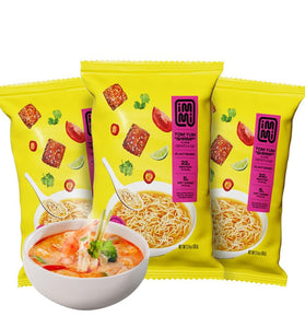 Healthy Ramen Noodle Plant Based Instant Meal Bundle, Keto Ready to Eat Soup Low Carb Dinner, Pack of 3