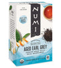 Numi Organic Tea Aged Earl Grey, 18 Count Box of Tea Bags, Black Tea