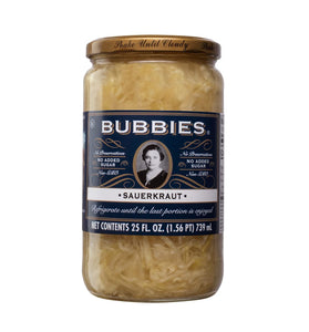 Bubbies Sauerkraut, 25 Fl Oz (Pack of 2)