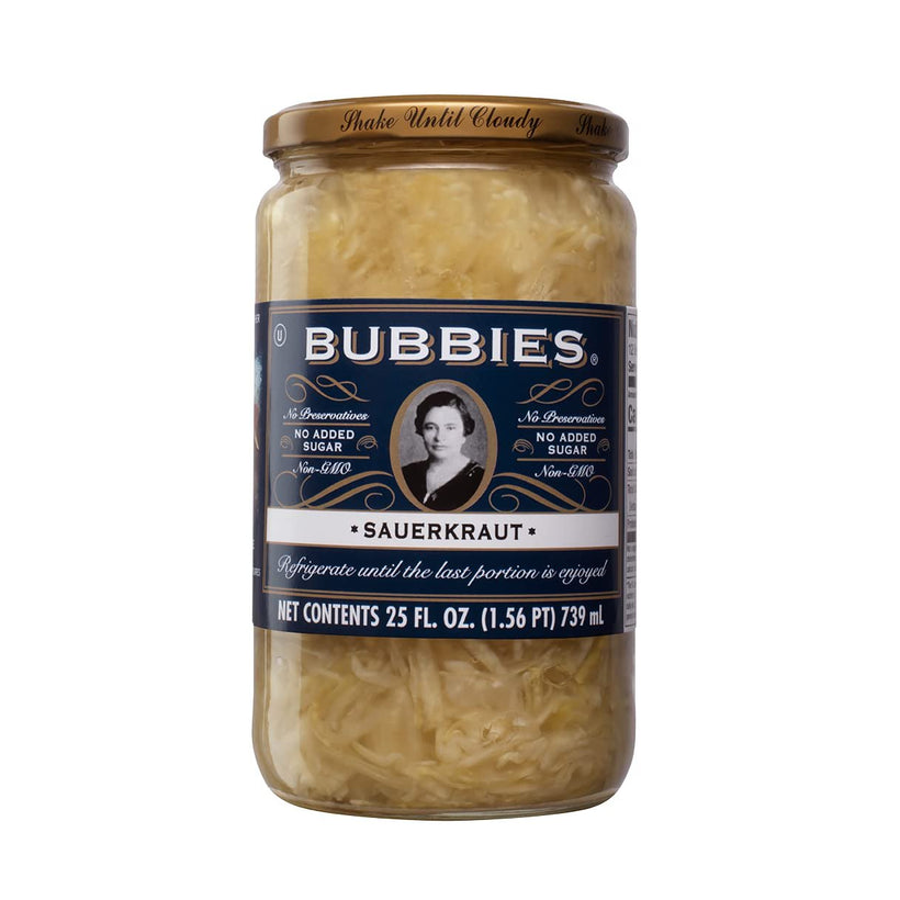 Bubbies Sauerkraut, 25 Fl Oz (Pack of 2)