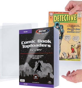 BCW Silver Age Comic Book Topload Holder - 20 ct