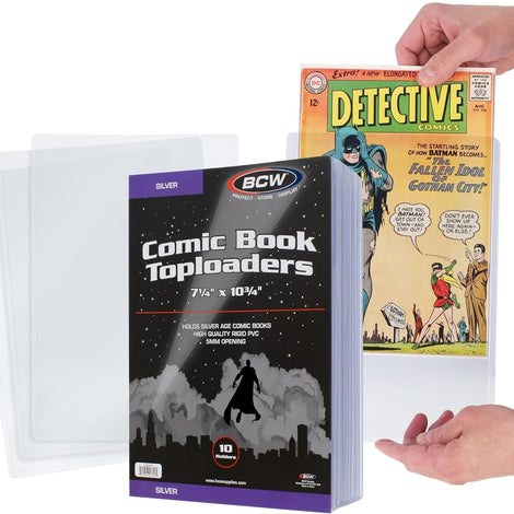 BCW Silver Age Comic Book Topload Holder - 20 ct
