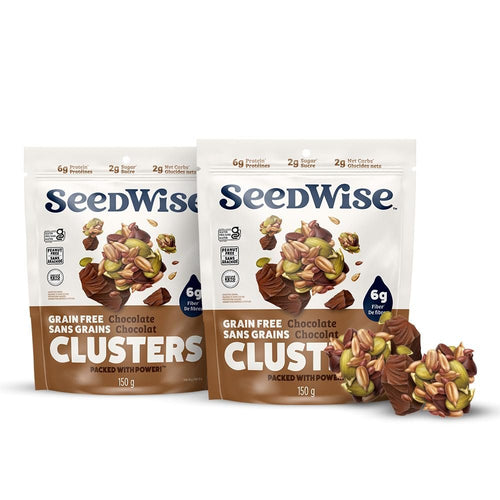 Seedwise Chocolate Super Seed Granola Clusters, 5.3 oz (Pack of 2)