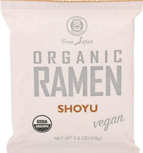 Muso From Japan Organic Ramen, Shoyu, Vegan Friendly, USDA Certified Organic, 3.8 Ounce (Pack of 10)
