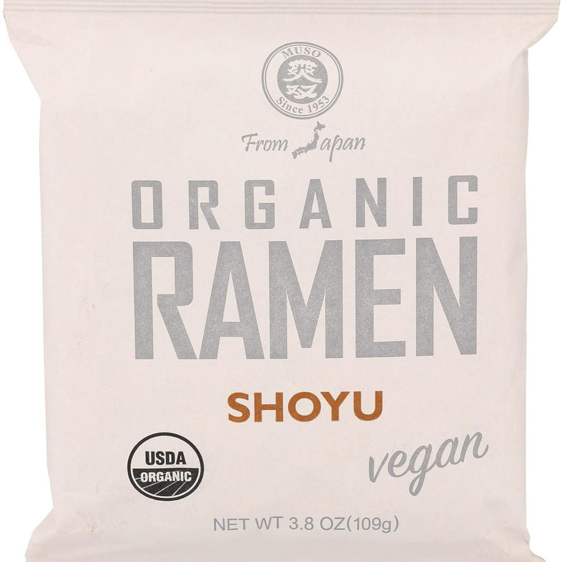 Muso From Japan Organic Ramen, Shoyu, Vegan Friendly, USDA Certified Organic, 3.8 Ounce (Pack of 10)