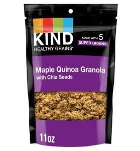 KIND Healthy Grains Clusters, Maple Quinoa with Chia Seeds, Gluten Free, 11 Ounce Bag