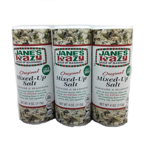 JANE'S, Krazy, Mixed Up Salt, Pack of 3, Size 4 OZ3