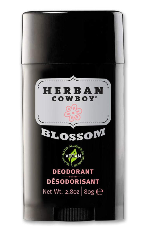 Herban Cowboy Natural Deodorant Stick for Her, Blossom, 2.8 oz