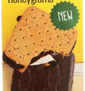 Schar Gluten Free Chocolate Honeygrams Crackers with Rich Dark Chocolate and Real Honey - 6.7 Ounce (Pack of 1)