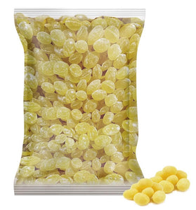 Claeys Lemon Bulk Sanded Candy Drops - 2 lbs of Zesty and Sugary Fresh Delicious Hard Candy - Ideal Bulk Purchase for Lemon Candy Lovers - A Nostalgic and Irresistible Treat!