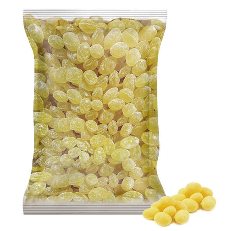 Claeys Lemon Bulk Sanded Candy Drops - 2 lbs of Zesty and Sugary Fresh Delicious Hard Candy - Ideal Bulk Purchase for Lemon Candy Lovers - A Nostalgic and Irresistible Treat!