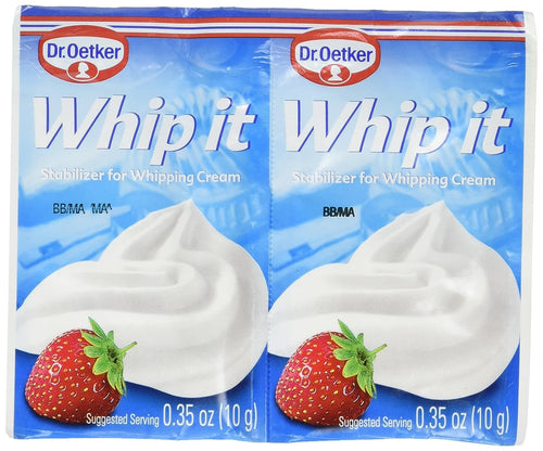 Dr. Oetker Whipped Cream Stabilizer, 0.35 oz (Pack of 2)