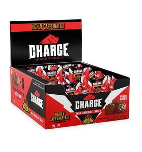 Charge Chocolate MILK CHOCOLATE 80 Count - 54mg Caffeine, Zero Sugar, Vegan, Gluten-Free - by Charged Caffeinated Chocolate